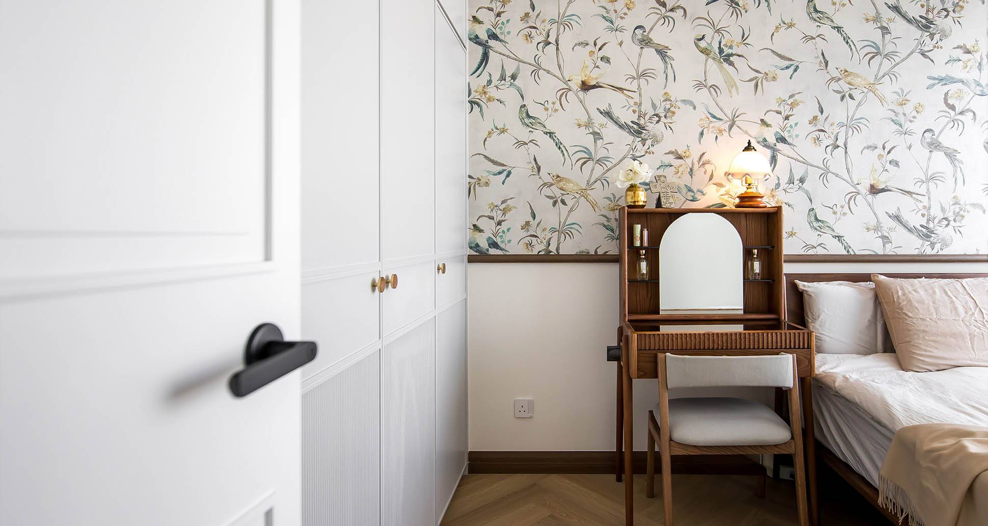 Vision City interior design project master bedroom Left horizontal image 2